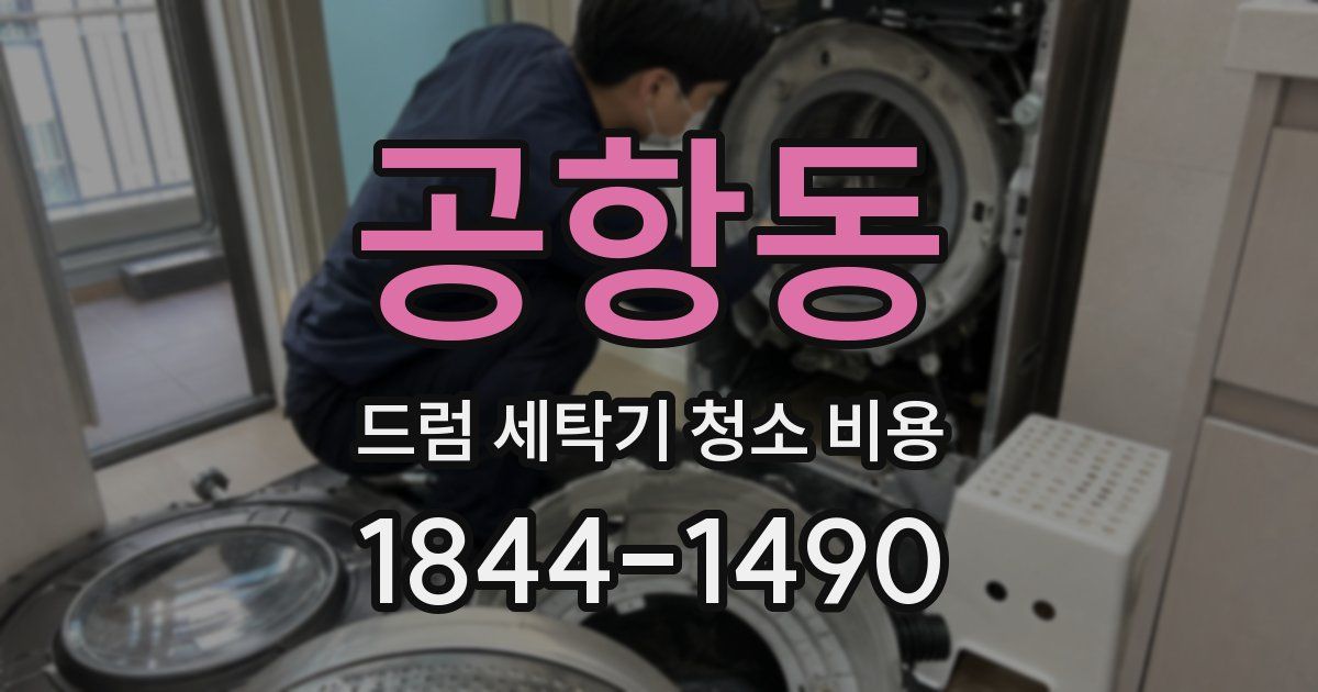 공항동 드럼 세탁기 청소 비용