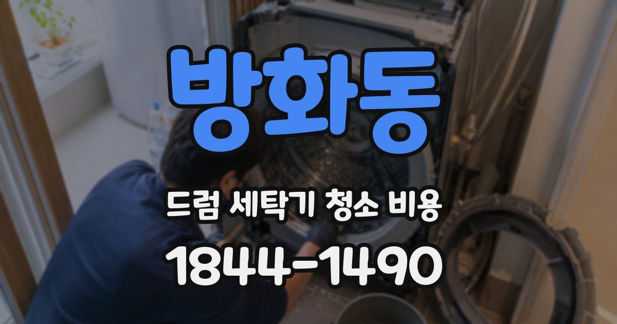 방화동 드럼 세탁기 청소 비용