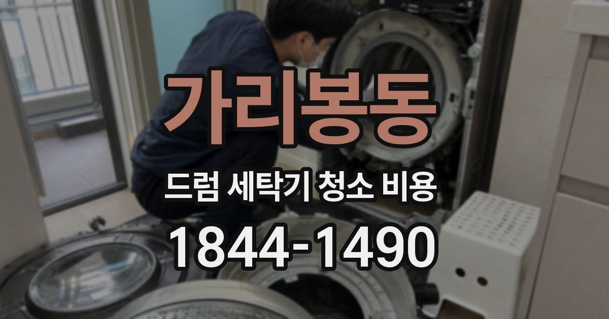 가리봉동 드럼 세탁기 청소 비용