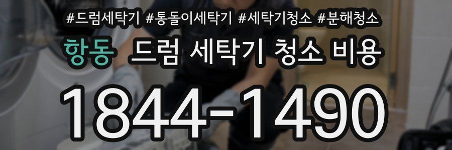 항동 드럼 세탁기 청소 비용
