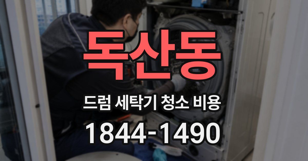 독산동 드럼 세탁기 청소 비용