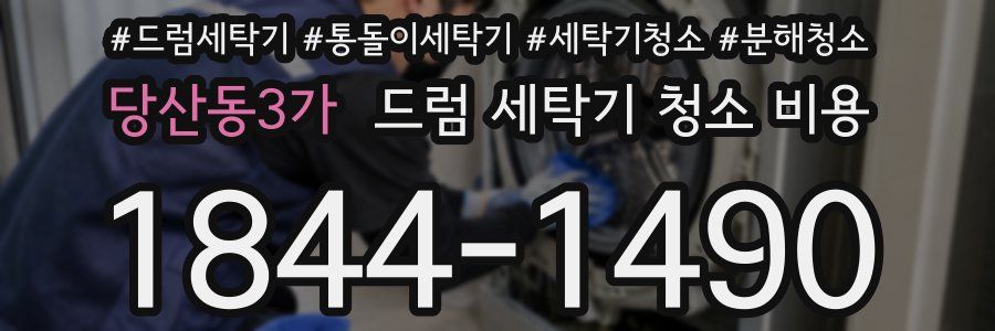 당산동3가 드럼 세탁기 청소 비용