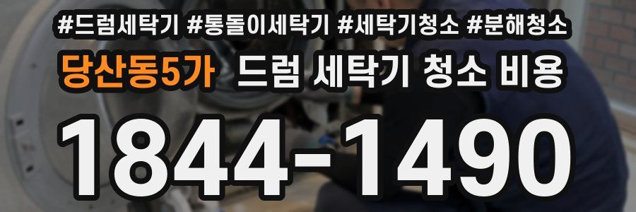 당산동5가 드럼 세탁기 청소 비용