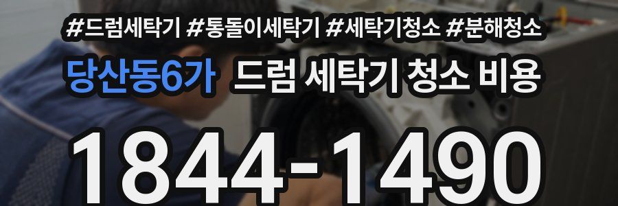 당산동6가 드럼 세탁기 청소 비용