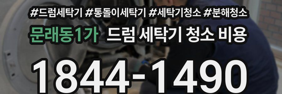 문래동1가 드럼 세탁기 청소 비용