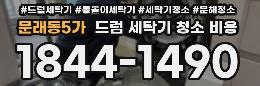 문래동5가 드럼 세탁기 청소 비용