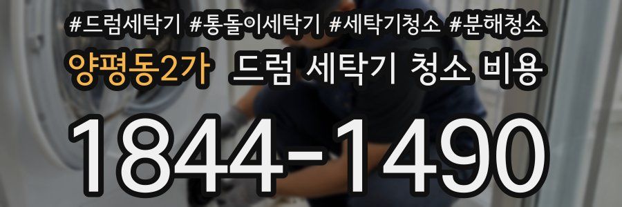 양평동2가 드럼 세탁기 청소 비용