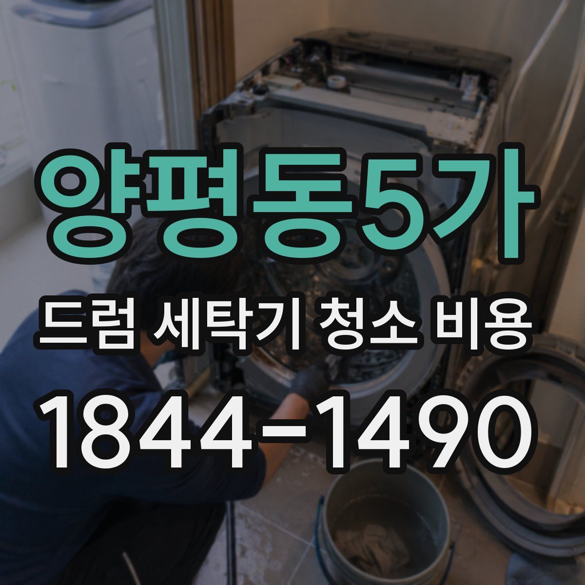 양평동5가 드럼 세탁기 청소 비용