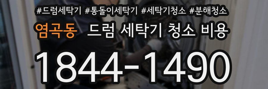 염곡동 드럼 세탁기 청소 비용