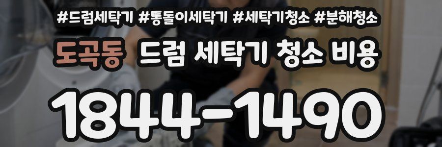 도곡동 드럼 세탁기 청소 비용