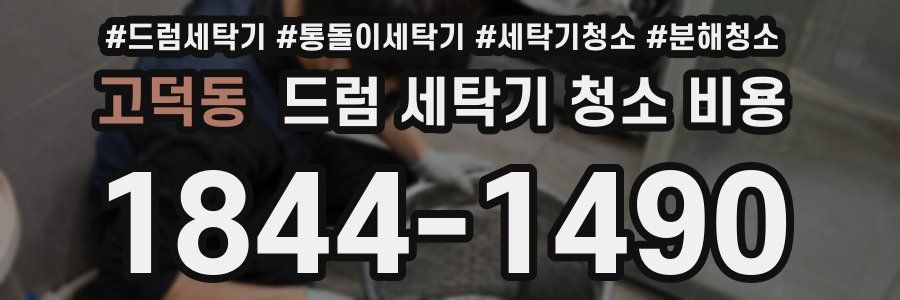 고덕동 드럼 세탁기 청소 비용