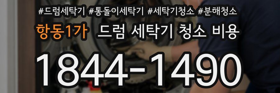 항동1가 드럼 세탁기 청소 비용