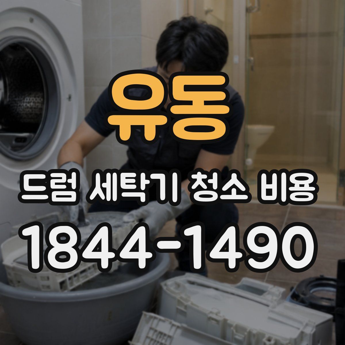 유동 드럼 세탁기 청소 비용