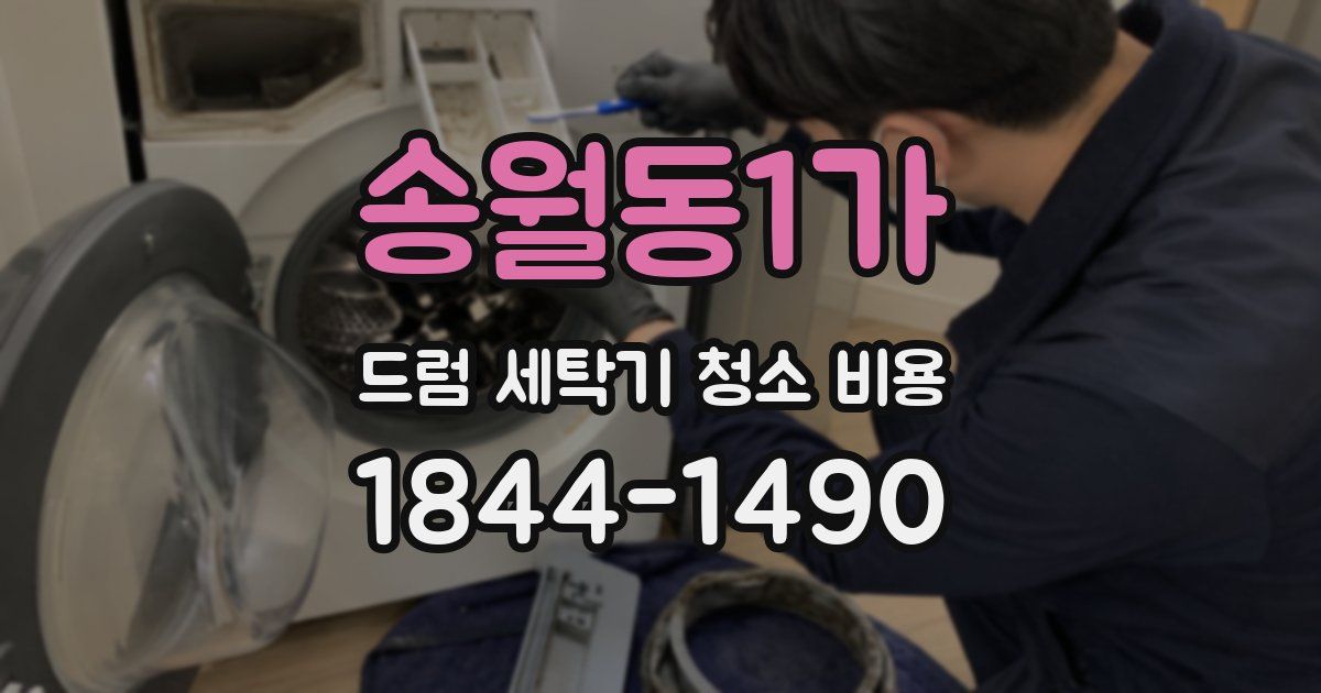 송월동1가 드럼 세탁기 청소 비용