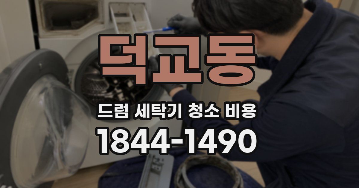 덕교동 드럼 세탁기 청소 비용