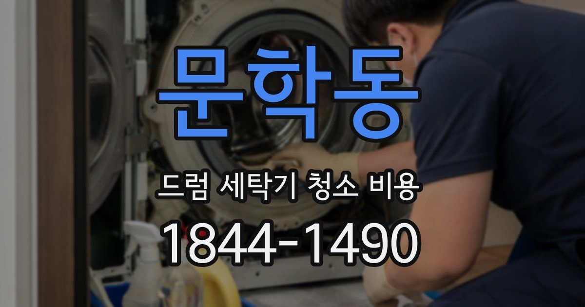 문학동 드럼 세탁기 청소 비용