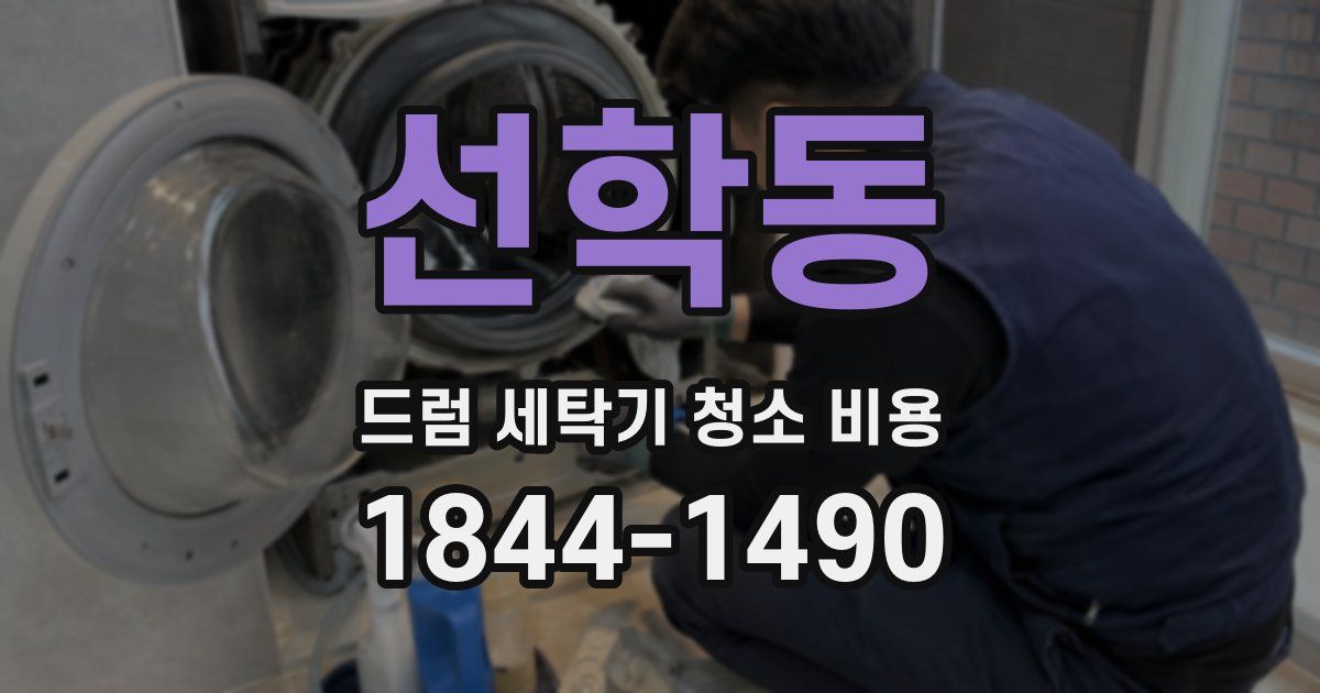 선학동 드럼 세탁기 청소 비용