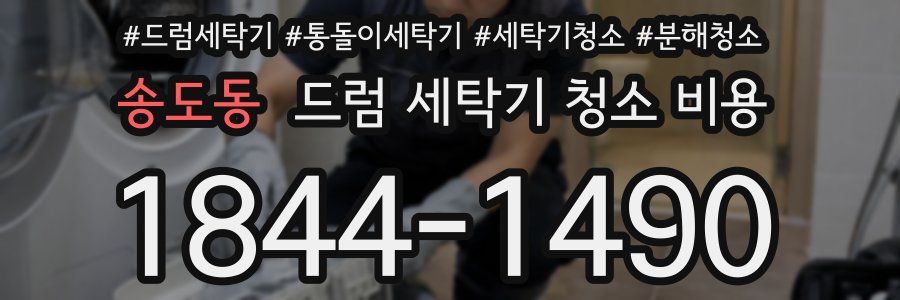 송도동 드럼 세탁기 청소 비용