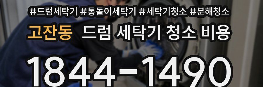 고잔동 드럼 세탁기 청소 비용