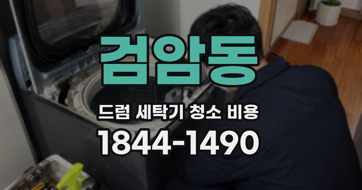 검암동 드럼 세탁기 청소 비용