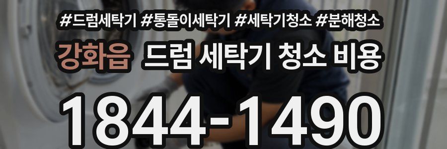 강화읍 드럼 세탁기 청소 비용
