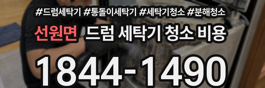 선원면 드럼 세탁기 청소 비용