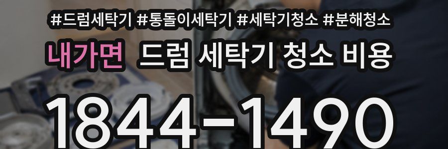 내가면 드럼 세탁기 청소 비용