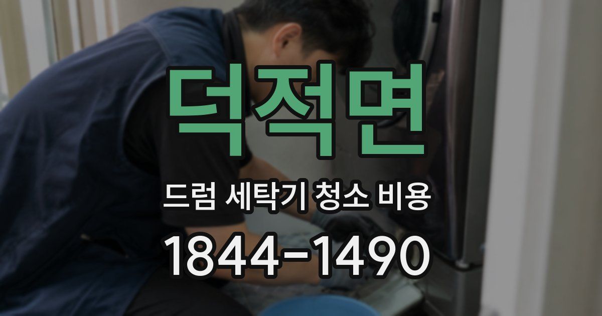 덕적면 드럼 세탁기 청소 비용
