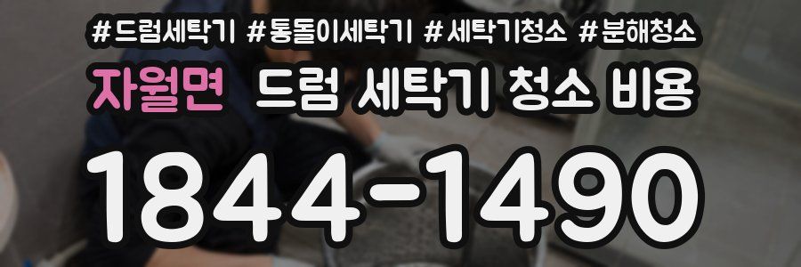 자월면 드럼 세탁기 청소 비용