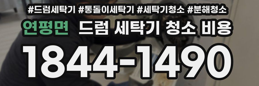 연평면 드럼 세탁기 청소 비용