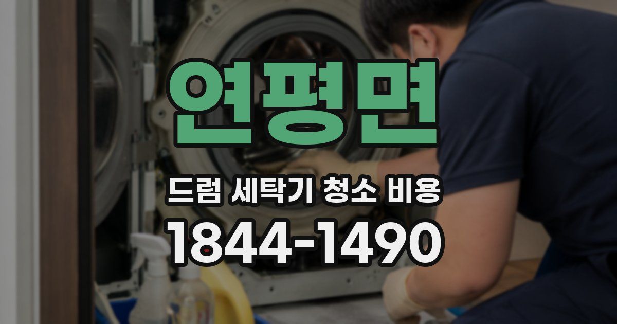 연평면 드럼 세탁기 청소 비용