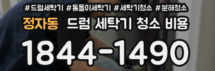 정자동 드럼 세탁기 청소 비용