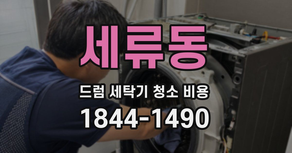 세류동 드럼 세탁기 청소 비용