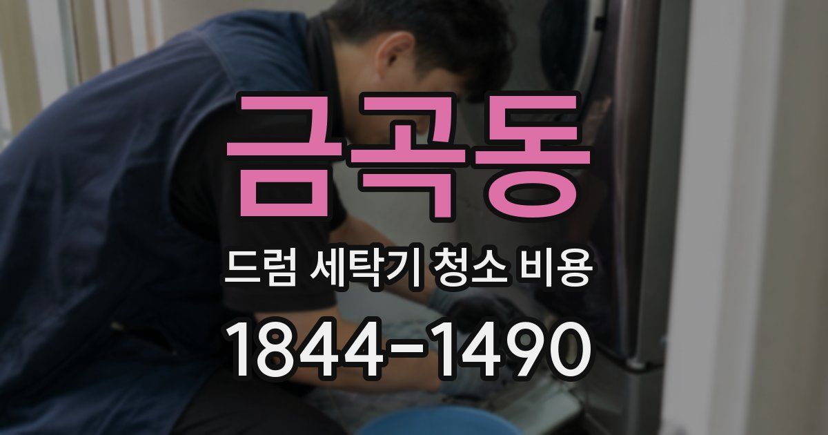 금곡동 드럼 세탁기 청소 비용