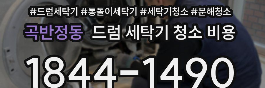곡반정동 드럼 세탁기 청소 비용