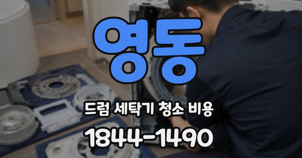 영동 드럼 세탁기 청소 비용