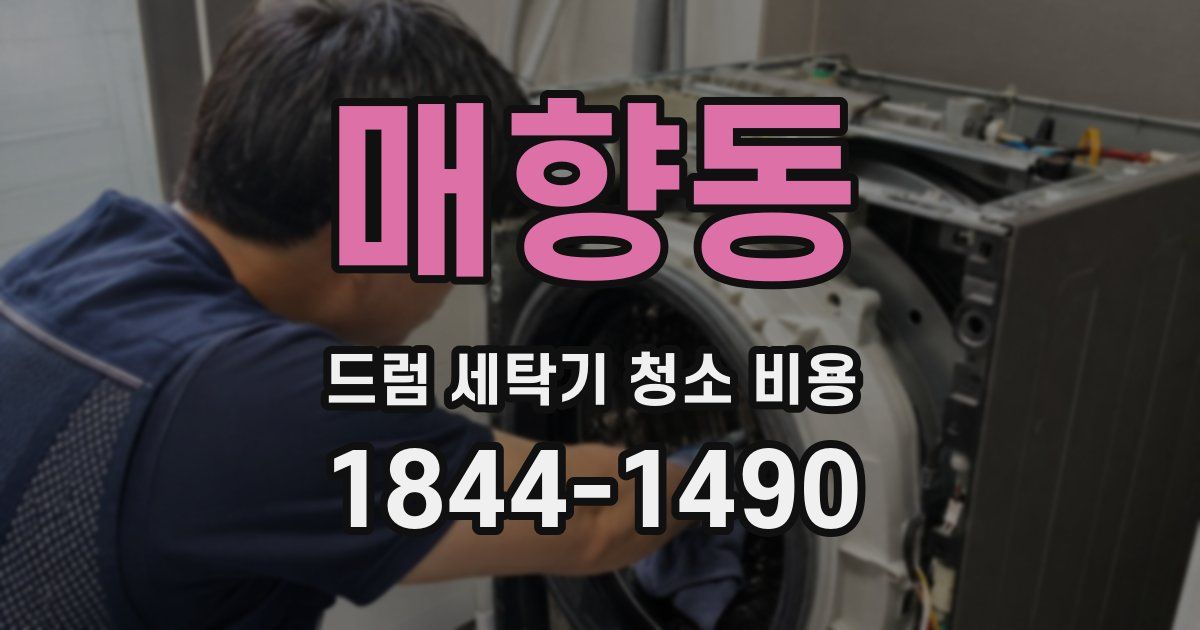 매향동 드럼 세탁기 청소 비용