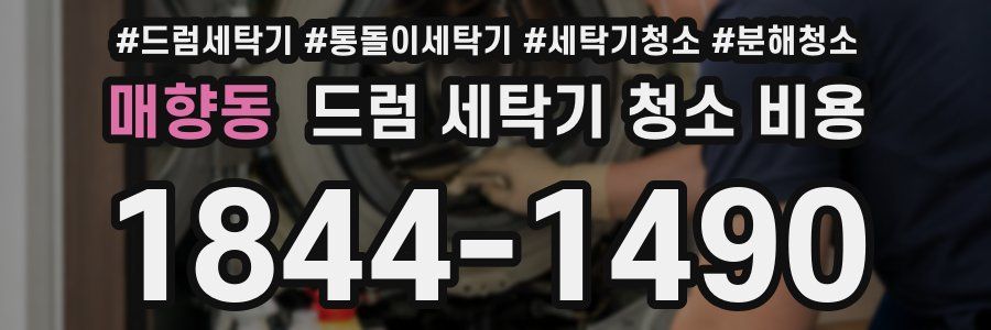 매향동 드럼 세탁기 청소 비용