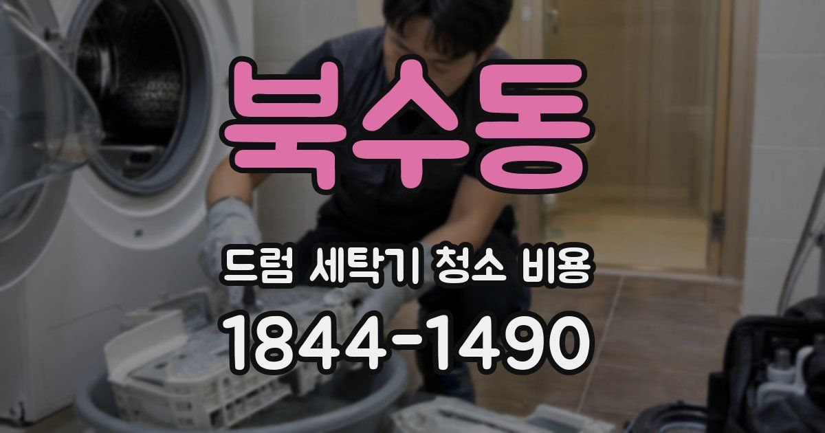 북수동 드럼 세탁기 청소 비용