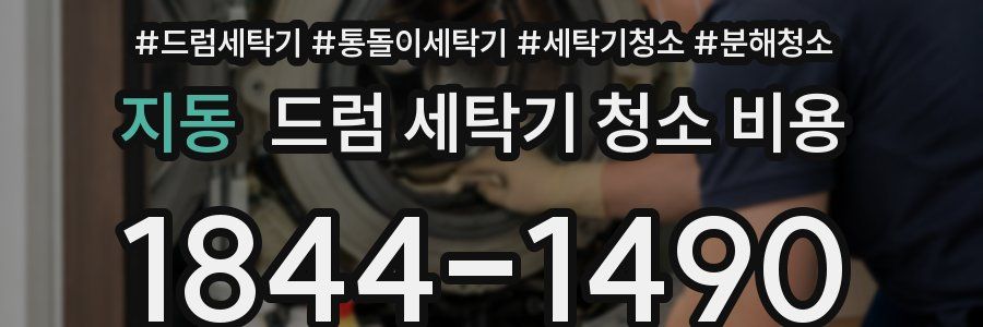 지동 드럼 세탁기 청소 비용