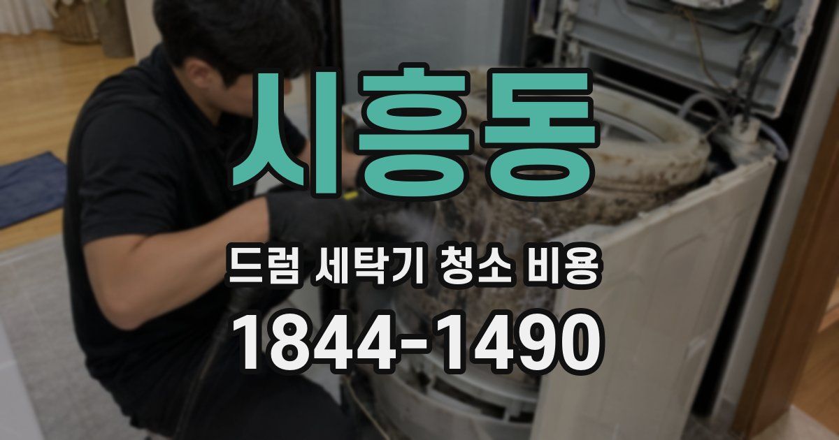 시흥동 드럼 세탁기 청소 비용
