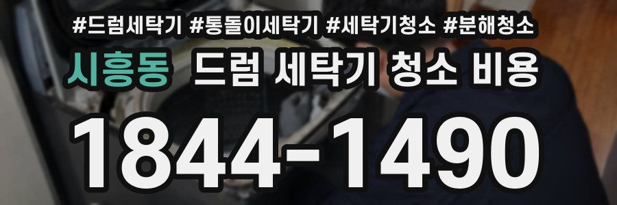 시흥동 드럼 세탁기 청소 비용
