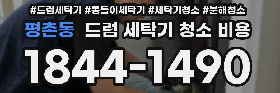 평촌동 드럼 세탁기 청소 비용