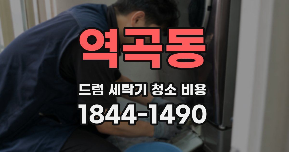역곡동 드럼 세탁기 청소 비용