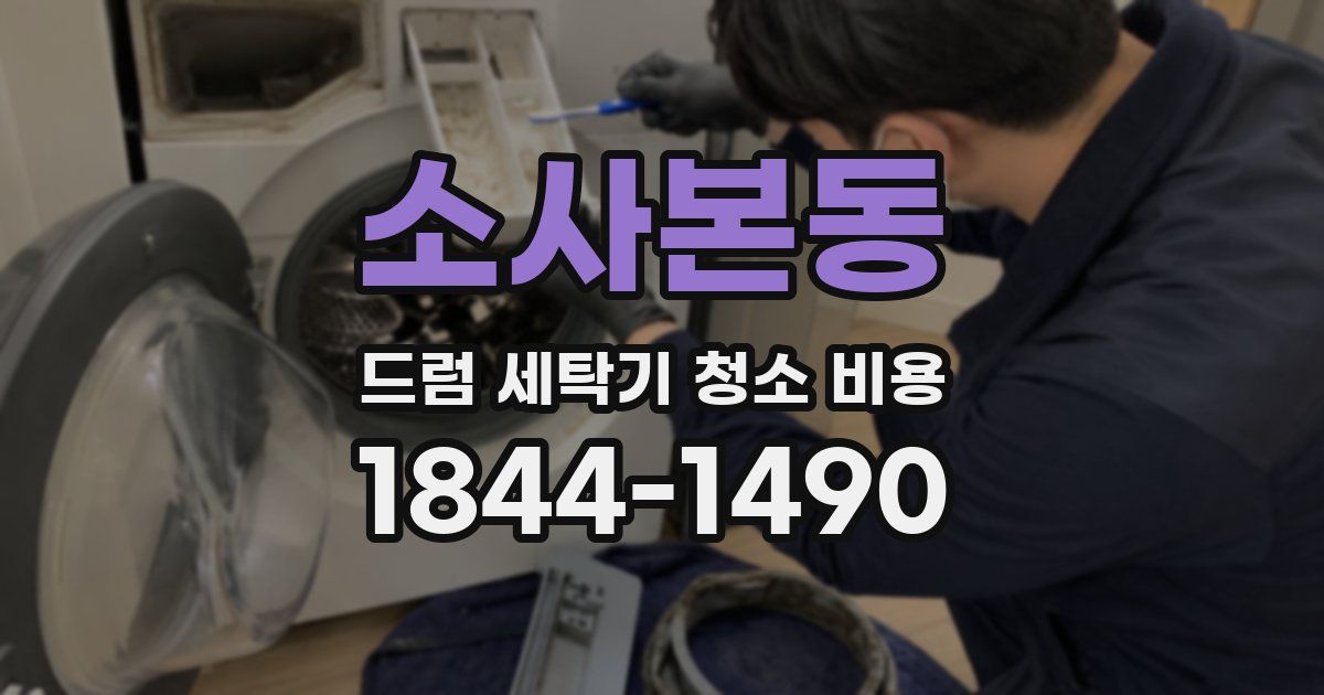 소사본동 드럼 세탁기 청소 비용