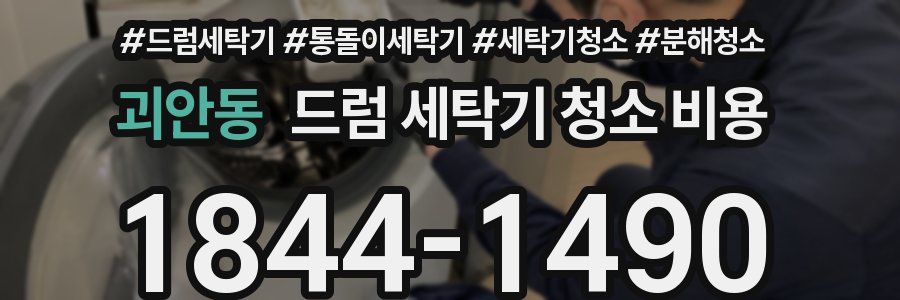 괴안동 드럼 세탁기 청소 비용