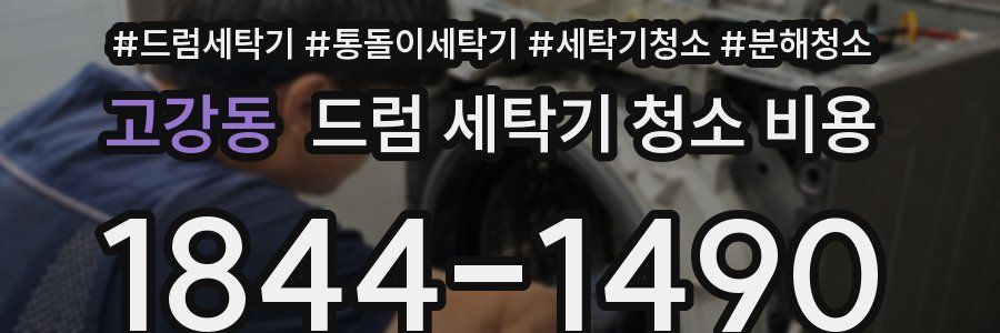 고강동 드럼 세탁기 청소 비용