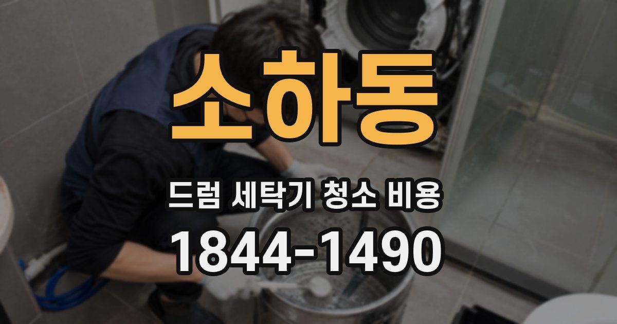 소하동 드럼 세탁기 청소 비용