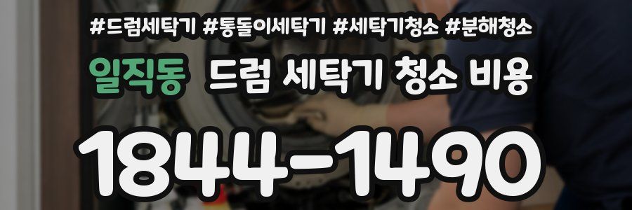 일직동 드럼 세탁기 청소 비용