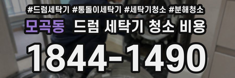 모곡동 드럼 세탁기 청소 비용